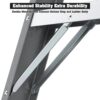 Fibreglass Step Ladder 6 Foot 250Lbs - Gray - Image 7