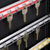 200 Key Adjustable Key Cabinet With Key Lock - Black - Image 5