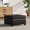 Storage Ottoman For Living Room, Bedroom - Black - Image 2