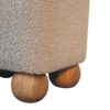 Serenity - Footstool With Ball Feet - Cream - Image 9