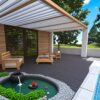 Diy - Module Interlocking Decking Tiles Floor Tile For Porch Poolside Outdoor And Indoor Balcony Backyard - Dark Gray - Image 3