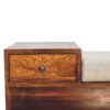Retreat - Shoe Bench, 1 Drawer - Chestnut - Image 5