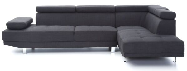 Riveredge - Sectional Modern - Black