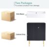 Bathroom Vanity, Combo Cabinet, Bathroom Storage Cabinet, Single Ceramic Sink, Right Side Storage - Black - Image 11