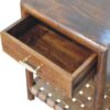 T Bar Nightstand - Dark Brown - Image 5