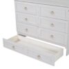 Full Size Murphy Bed With Large Drawers, Space Saving Design - White - Image 6
