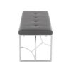 Constellation - Contemporary Bench - Silver / Gray - Image 2