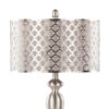 Ashland - Contemporary Table Lamp Laser Cut (Set of 2) - Nickel / Light Gray - Image 4
