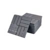 Light Interlocking Deck Tiles 30 Pieces Checker Pattern Outdoor Flooring For Patio Balcony Pool Side - Light Gray - Image 25