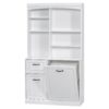 Bathroom Storage Cabinet With Tilt Out Hamper, Tall Free Standing Organizer With Drawers & Adjustable Shelves, Linen Tower With Steel Handles - White - Image 12