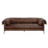Jaron - Top Grain Leather Sofa - Mocha - Image 3