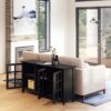 Acadian - Wide Storage Cabinet - Black - Image 7