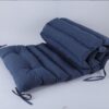 2 Piece Outdoor Chaise Lounge Chair Cushion Replacement Set - Navy Blue - Image 9