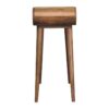 Mini Round Dressing Table - Oak - Image 8