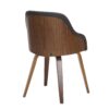 Bacci - Mid-Century Modern Dining / Chair - Walnut / Brown - Image 3