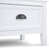 Burlington - Entryway Storage Bench With Drawers - White - Image 8