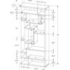 Bookshelf, Etagere, For Office, Contemporary & Modern - White - Image 5