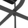 Modern Tempered Glass Coffee Table End Table Side Table For Living Room, Bedroom - Black - Image 12