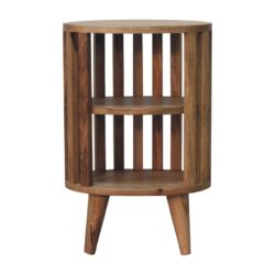 Ariella - Double Shelf Nightstand - Oak