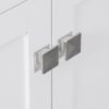 Bathroom Vanity With Ceramic Sink, Modern Single Bathroom Cabinet With 2 Doors And A Shelf, Soft Close Doors - White - Image 22