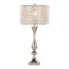 Topaz - Contemporary Table Lamp - Polished Nickel / Clear Crystal - Image 2