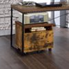 Bob - File Cabinet - Weathered Oak / Black - Image 5
