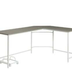 Bambina - Computer Desk - Gray / White