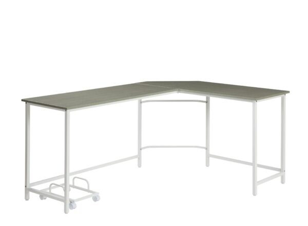 Bambina - Computer Desk - Gray / White
