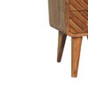 Mini Lille Curved Nightstand - Oak - Image 8