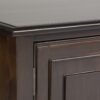 Connaught - Wide TV Stand - Dark Chestnut Brown - Image 4