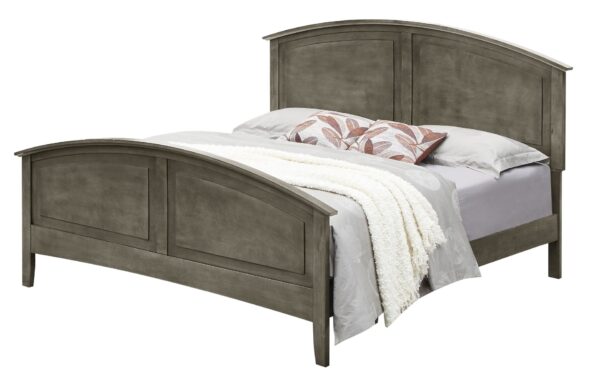 King Bed With Versatile Design Stylish - Gray