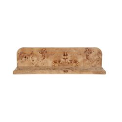 Burl - Wood Floating Wall Shelf - Brown