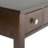 Avalon - Writing Office Desk - Dark Tobacco Brown - Image 3