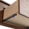 Modern Wall Mounted Bathroom Vanity With Dual Resin Sink And Soft Close Drawers - Brown Ebony - Image 21