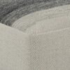 Sabella - Square Woven Outdoor / Indoor Pouf - Gray / White - Image 2