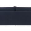 Irina - Velvet Sleeper Sectional Sofa With 3 Toss Pillows - Blue - Image 7