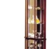 Huxley - Curio Cabinet (Corner) - Cherry - Image 3
