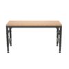 Adjustable Height Workbench, Rubber Wood Top Heavy Duty Workstation With Power Outlets, 2000 Lbs Load Capacity Hardwood Worktable For Workshop, Garage, Office, Home, Commercial - Black - Image 14