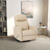 Harlow - Swivel Glider Recliner Chair - Ivory - Image 2