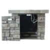 Outdoor Square Propane Fire Pit 40, 000 Btu - Gray - Image 9