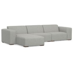 Rex - 2 Seater Sofa And Left Chaise - Gray