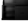 Hall Tree With 6 Hooks, Coat Hanger, Entryway Bench, 3 In 1 Design, A Spacious Drawer For Entrance, Living Room - Black - Image 14