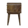 Curved Classic ed Nightstand - Gray Wash - Image 9
