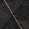 Minimalist Single Panel Iron Fireplace Screen With Diamond Design - Black - Image 8