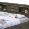 Louis Phillipe - King Storage Bed - Gray - Image 3