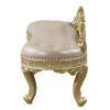 Cabriole - Synthetic Leather Bench - Gold - Image 5