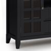 Acadian - Tall TV Media Stand - Black - Image 5