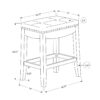 Bar Stool Counter Height, Saddle Seat, Transitional (Set of 2) - Espresso - Image 5