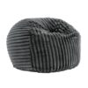 Sky Luxe - Minky Gunmetal Memory Foam Lounger - Gray - Image 4