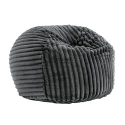 Sky Luxe - Minky Gunmetal Memory Foam Lounger - Gray